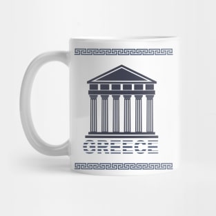 In this work we see the legendary Greek Acropolis. Ancient Greece is the cradle of the modern world. Mug